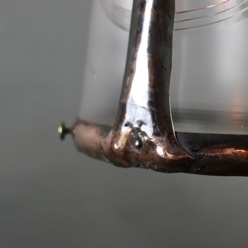 ARTS CRAFTS COPPER LANTERN - ADDITIONAL PHOTO 2