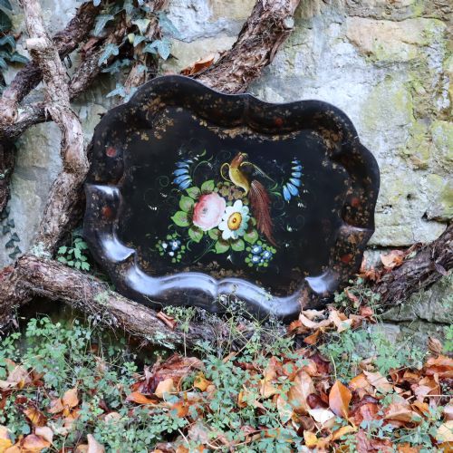 LARGE TOLEWARE TRAY CIRCA 1850 - ADDITIONAL PHOTO 2