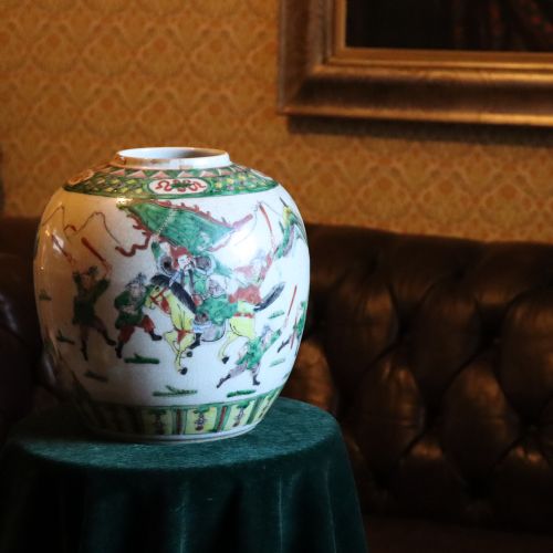 A LATE 19TH CENTURY CHINESE FAMILLE ROSE GINGER JAR - ADDITIONAL PHOTO 1
