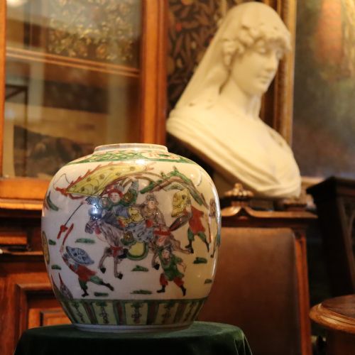 A LATE 19TH CENTURY CHINESE FAMILLE ROSE GINGER JAR - ADDITIONAL PHOTO 4