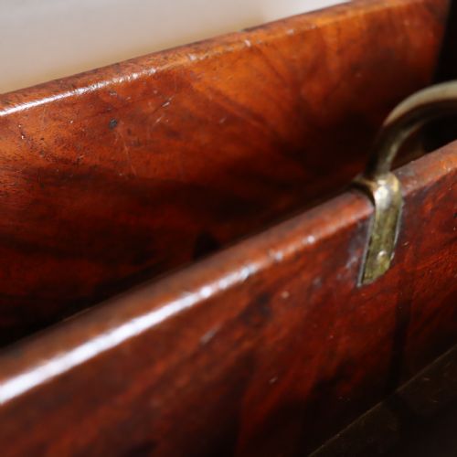 EARLY TO MID 19TH CENTURY MAHOGANY CUTLERY TRAY - ADDITIONAL PHOTO 3