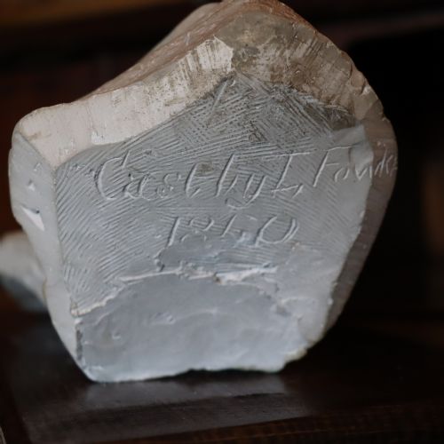 PLASTER CAST HAND OF QUEEN CHARLOTTE WIFE OF KING GEORGE III BY I FOWKES DATED 1810 - ADDITIONAL PHOTO 2