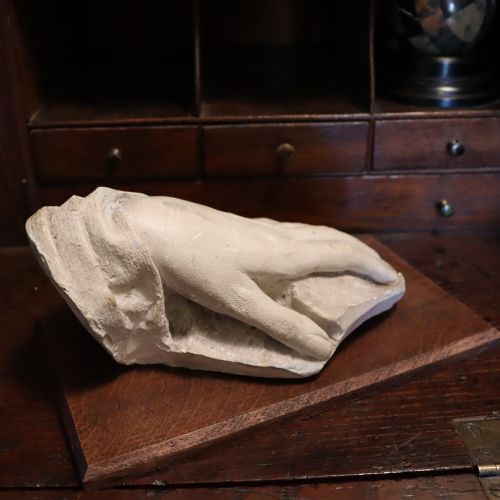 PLASTER CAST HAND OF QUEEN CHARLOTTE WIFE OF KING GEORGE III BY I FOWKES DATED 1810 - ADDITIONAL PHOTO 5