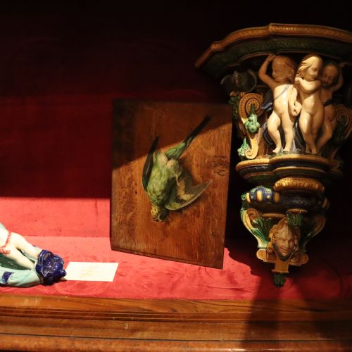 19TH CENTURY ENGLISH SCHOOL STILL LIFE PAINTING OF A BUDGERIGAR - ADDITIONAL PHOTO 5