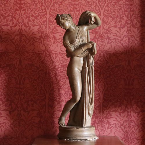 19th century italian earthenware statue of venus callipyge - CATEGORY: ANTIQUE SCULPTURES - DATED 1900