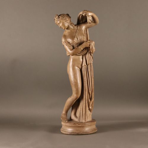 19TH CENTURY ITALIAN EARTHENWARE STATUE OF VENUS CALLIPYGE - ADDITIONAL PHOTO 6