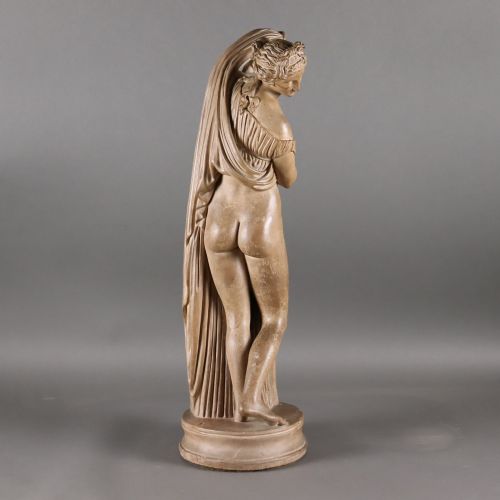 19TH CENTURY ITALIAN EARTHENWARE STATUE OF VENUS CALLIPYGE - ADDITIONAL PHOTO 8