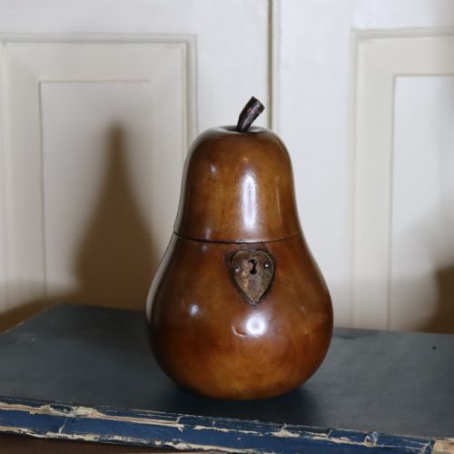 Pear Wood Tea Caddy