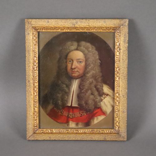 18TH CENTURY PORTRAIT OF SIR JOHN COMYNS CHIEF BARON OF THE EXCHEQUER 16671740 - ADDITIONAL PHOTO 1