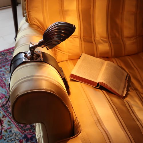 THE PATENTED MOBILE READING LAMP CIRCA 1900 - ADDITIONAL PHOTO 1