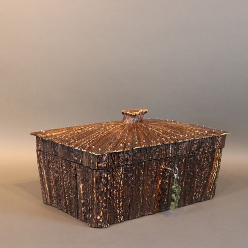 STAG ANTLER BOX OF LARGE PROPORTIONS - ADDITIONAL PHOTO 4