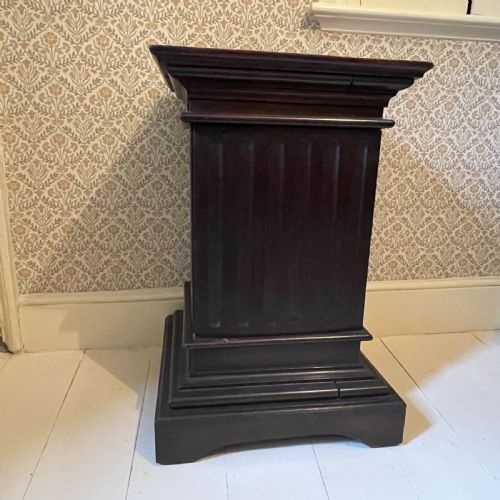 victorianedwardian oak plinth - CATEGORY: ANTIQUE FURNITURE - DATED VICTORIAN