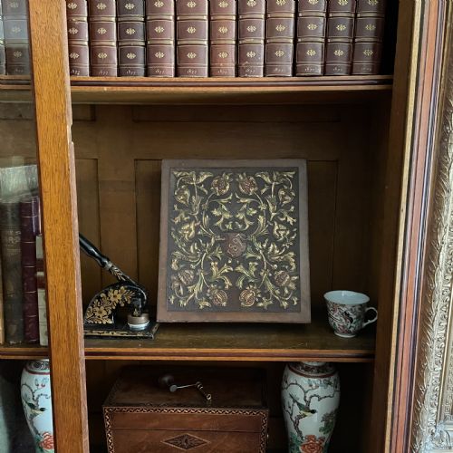 LEATHER COVERED BOX DATED 1897 - ADDITIONAL PHOTO 4