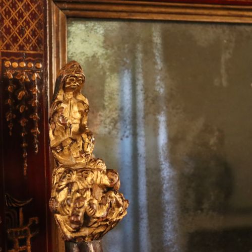 RARE JAPANESE GILDED WALKING STAFF WITH SHINTO GODS AND MYTHICAL BEASTS - ADDITIONAL PHOTO 11