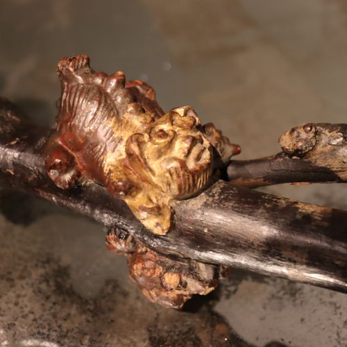 RARE JAPANESE GILDED WALKING STAFF WITH SHINTO GODS AND MYTHICAL BEASTS - ADDITIONAL PHOTO 14
