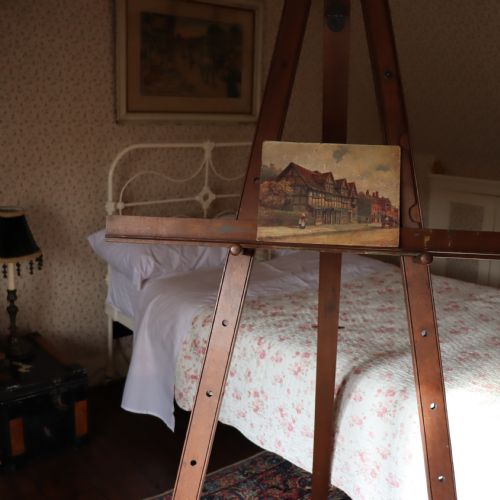 OLEOGRAPH ON BOARD OF SHAKESPEARES BIRTHPLACE BY W W QUATREMAIN - ADDITIONAL PHOTO 5