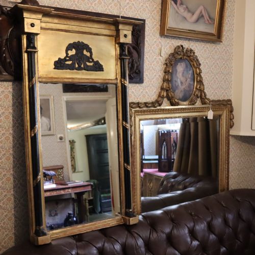 19TH CENTURY EGYPTIAN REVIVAL PIER MIRROR - ADDITIONAL PHOTO 2