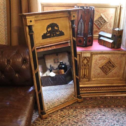 19TH CENTURY EGYPTIAN REVIVAL PIER MIRROR - ADDITIONAL PHOTO 7