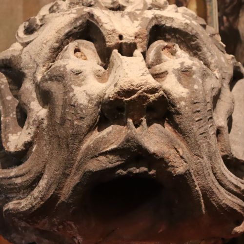 LATE 14TH CENTURY STONE GARGOYLE - ADDITIONAL PHOTO 1