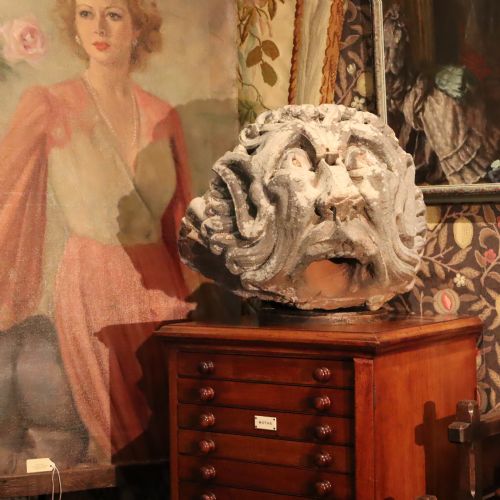 LATE 14TH CENTURY STONE GARGOYLE - ADDITIONAL PHOTO 2