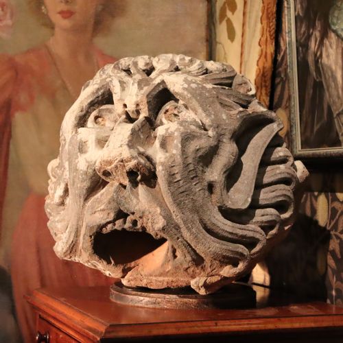 LATE 14TH CENTURY STONE GARGOYLE - ADDITIONAL PHOTO 3