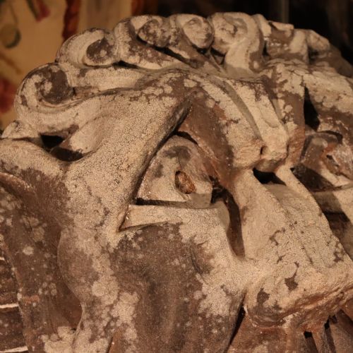 LATE 14TH CENTURY STONE GARGOYLE - ADDITIONAL PHOTO 4