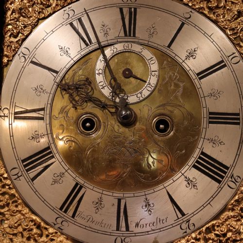 LACQUERED LONGCASE CLOCK BY THOMAS DEYKIN OF WORCESTER CIRCA 1710 - ADDITIONAL PHOTO 2