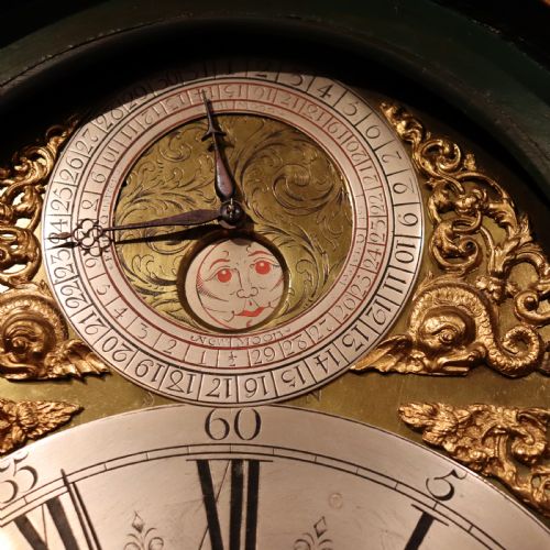 LACQUERED LONGCASE CLOCK BY THOMAS DEYKIN OF WORCESTER CIRCA 1710 - ADDITIONAL PHOTO 3