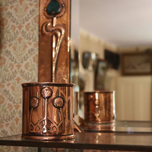 ART NOUVEAU COPPER POT - ADDITIONAL PHOTO 1