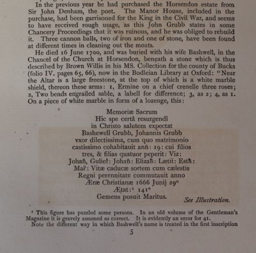 EARLY ENGLISH COAT OF ARMS CIRCA 1700 COMPLETE WITH THE GRUBBE FAMILY BOOK - ADDITIONAL PHOTO 3