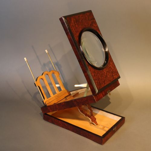 a 19th century graphoscope or magnifying device - CATEGORY: ANTIQUE MISCELLANEOUS - DATED 1880