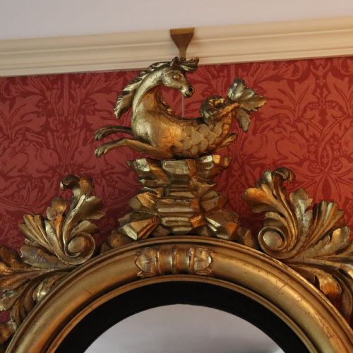 REGENCY CONVEX MIRROR CIRCA 1815 - ADDITIONAL PHOTO 2