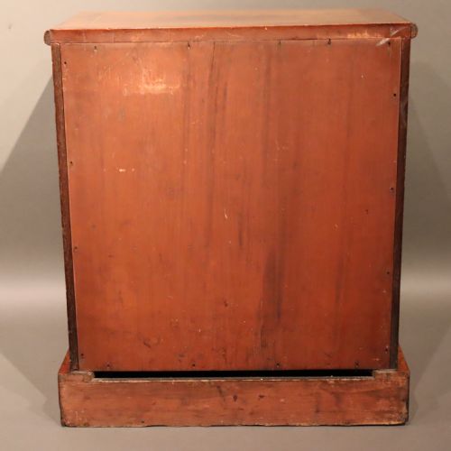 VICTORIAN APPRENTICEMINIATURE MAHOGANY 5 DRAW CABINET - ADDITIONAL PHOTO 4