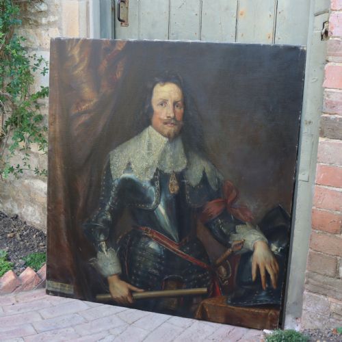 AFTER SIR ANTHONY VAN DYCK 19TH CENTURY PORTRAIT OF PRINCE TOMMASO FRANCESCO OF SAVOYCARIGNANO - ADDITIONAL PHOTO 9