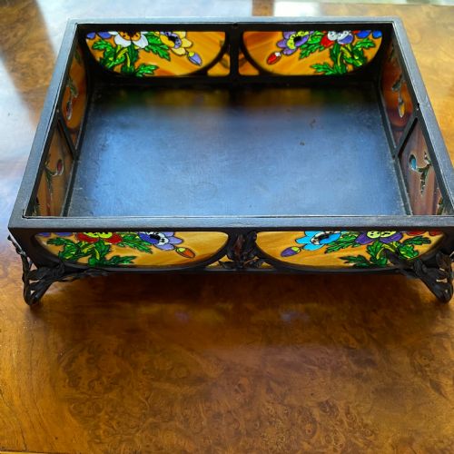 AN ART NOUVEAU BRONZE CASKET ATTRIBUTED TO S THEEMAN - ADDITIONAL PHOTO 2