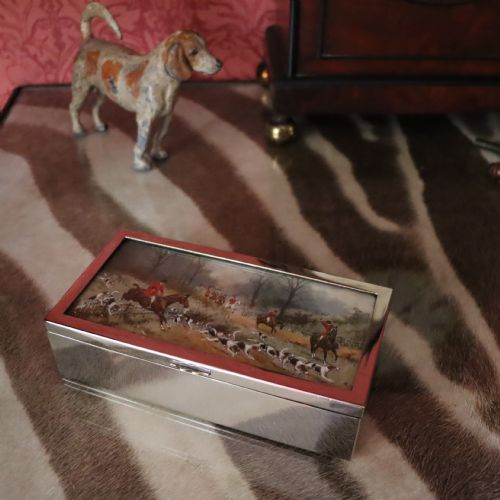 FOX HUNTING INTEREST CIGARETTE BOX - ADDITIONAL PHOTO 4