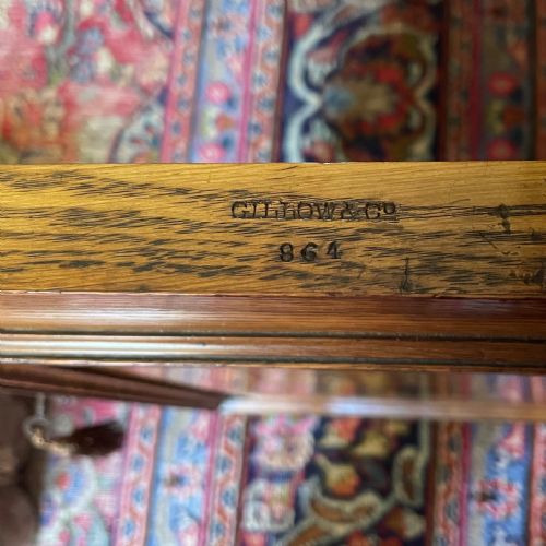 VICTORIAN OAK BOOK CASE BY GILLOWS C1880 - ADDITIONAL PHOTO 3