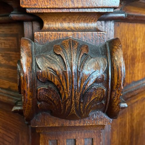 VICTORIAN OAK BOOK CASE BY GILLOWS C1880 - ADDITIONAL PHOTO 4
