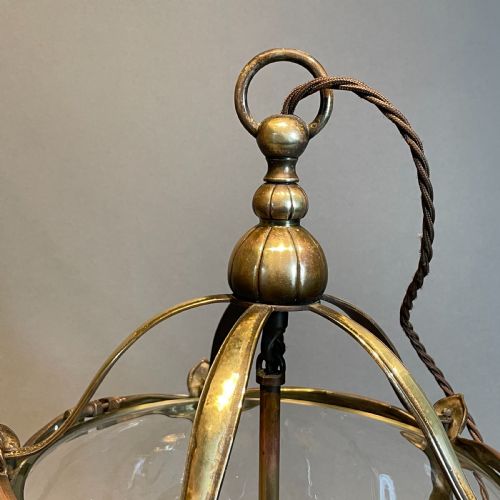 ART NOUVEAU ENGLISH HALL LANTERN LATE 19TH CENTURY - ADDITIONAL PHOTO 1
