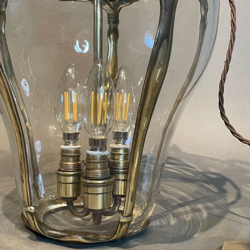 ART NOUVEAU ENGLISH HALL LANTERN LATE 19TH CENTURY - ADDITIONAL PHOTO 2