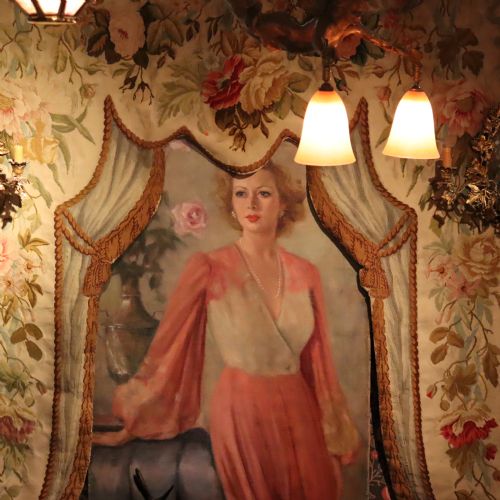 19TH CENTURY FRENCH AUBUSSON TAPESTRY PORTIERE - ADDITIONAL PHOTO 3