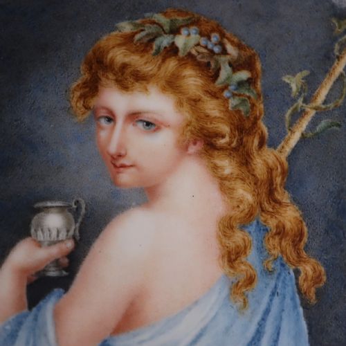 EARLY 19THC WATERCOLOUR PORTRAIT MINIATURE BY W MASON - ADDITIONAL PHOTO 1