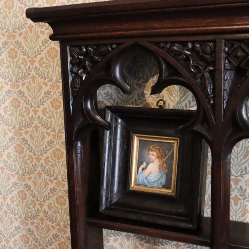 EARLY 19THC WATERCOLOUR PORTRAIT MINIATURE BY W MASON - ADDITIONAL PHOTO 2