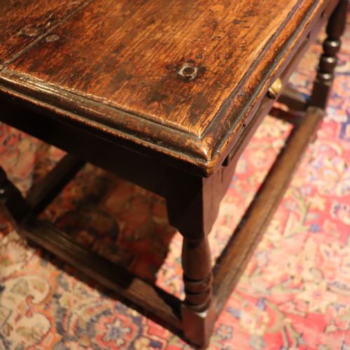 LATE 17TH CENTURY OAK SIDE TABLE - ADDITIONAL PHOTO 4