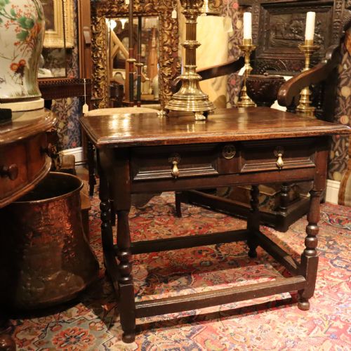 LATE 17TH CENTURY OAK SIDE TABLE - ADDITIONAL PHOTO 7