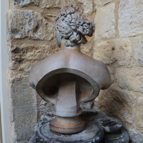 ITALIAN 19TH CENTURY AFTER THE ANTIQUE TERRACOTTA BUST OF THE VENUS DE MEDICI - ADDITIONAL PHOTO 2