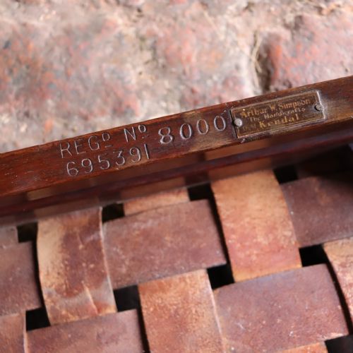AN ARTS AND CRAFTS STOOL BY ARTHUR W SIMPSON OF KENDAL - ADDITIONAL PHOTO 2