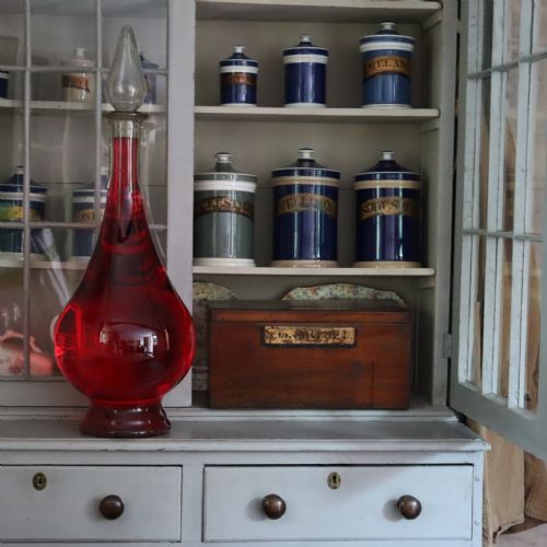 LARGE EARLY 20TH CENTURY APOTHECARY CARBOY - ADDITIONAL PHOTO 3
