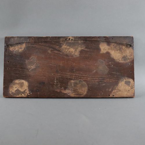 A 19TH CENTURY CARVED WALNUT WALL PANEL DEPICTING A WYVERN OR DRAGON - ADDITIONAL PHOTO 5