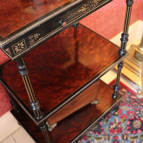 GILLOW CO VICTORIAN AESTHETIC MOVEMENT WHATNOT OR TAGRE - ADDITIONAL PHOTO 8